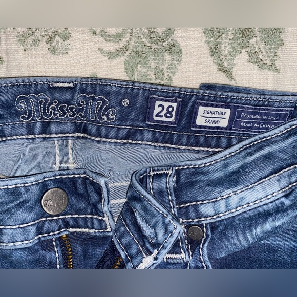 Miss Me Dark Blue Skinny Jeans - Picture 3 of 6